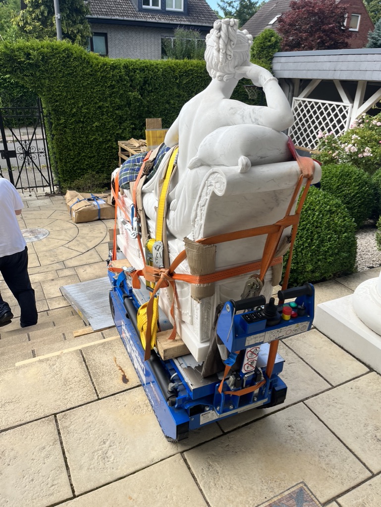 Kunsttransport mit Pianoplan in Hamburg